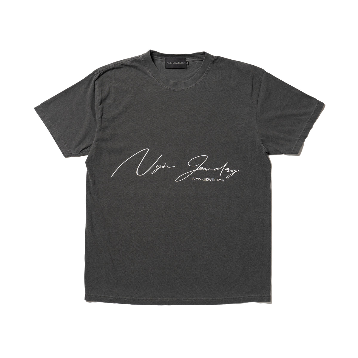 NYNJ SIGNATURE G-DYE TEE (ACID BLK) - NYN-JEWELRY®
